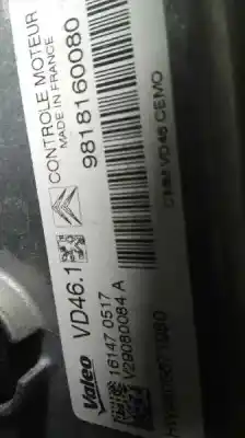 Second-hand car spare part ecu engine control for peugeot 308 style oem iam references 161470517  9818160080