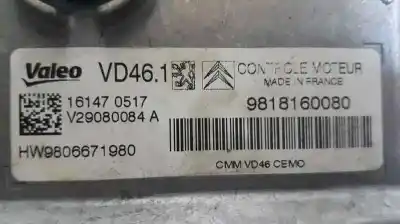 Second-hand car spare part ecu engine control for peugeot 308 style oem iam references 161470517  9818160080