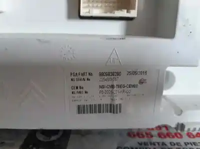 Peça sobressalente para automóvel em segunda mão quadrante por peugeot 308 style referências oem iam 9809838280  2254669567