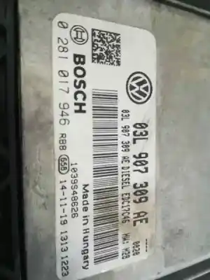 Second-hand car spare part ecu engine control for volkswagen cc (358) basis bluemotion oem iam references 0281017946 03l907309ae 0281017946