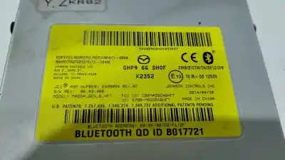Peça sobressalente para automóvel em segunda mão sistema de áudio / rádio cd por mazda cx-5 style+ 2wd referências oem iam ghp966dh0f  