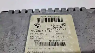 Second-hand car spare part multifunction display for bmw x6 (e71) 3.0d oem iam references 65509232896  