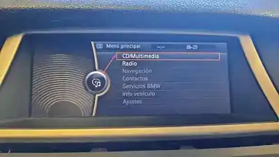 Second-hand car spare part multifunction display for bmw x6 (e71) 3.0d oem iam references 65509232896  