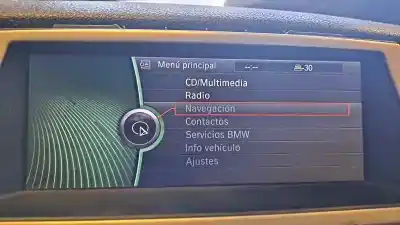 Second-hand car spare part multifunction display for bmw x6 (e71) 3.0d oem iam references 65509232896  