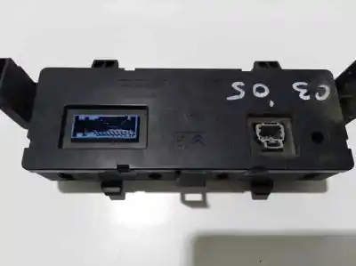 Peça sobressalente para automóvel em segunda mão comando de sofagem (chauffage / ar condicionado) por citroen c3 1.4 cool referências oem iam 96530443xt  