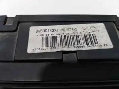 Peça sobressalente para automóvel em segunda mão comando de sofagem (chauffage / ar condicionado) por citroen c3 1.4 cool referências oem iam 96530443xt  