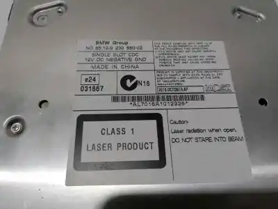 Pezzo di ricambio per auto di seconda mano impianto audio / radio cd per bmw x6 (e71) 3.0d riferimenti oem iam 9230680  6512923068002