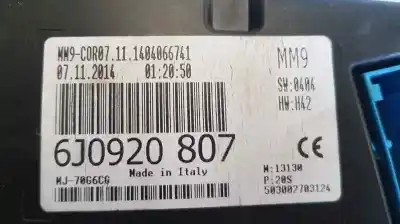 Peça sobressalente para automóvel em segunda mão quadrante por seat ibiza (6j5) reference referências oem iam 6j0920807  