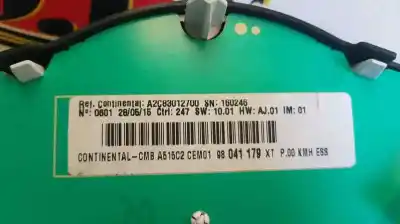 Second-hand car spare part dashboard for citroen c3 collection oem iam references a2c83012700  98041179xt