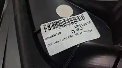 Second-hand car spare part interior rear right light for citroen c3 tonic oem iam references 9803934280  