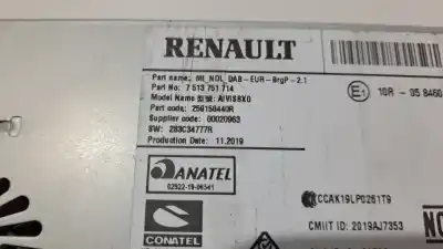 Second-hand car spare part gps navigation system for renault captur ii zen oem iam references 259158440r  7513751714