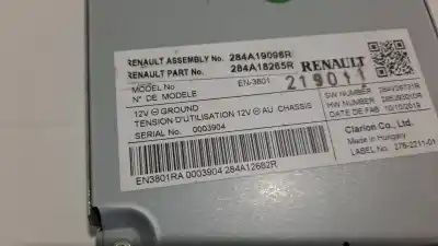 Second-hand car spare part electronic module for renault captur ii zen oem iam references 284a19098r  284a18265r