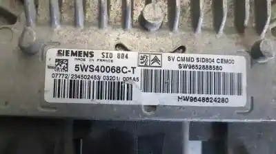 Pezzo di ricambio per auto di seconda mano centralina motore per citroen c3 1.4 hdi exclusive riferimenti oem iam 5ws40068ct  9652888580