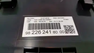 Peça sobressalente para automóvel em segunda mão quadrante por opel crossland x design line referências oem iam 9822624180  