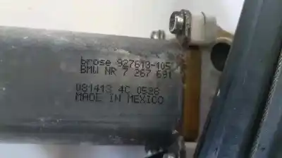 Second-hand car spare part driver left window regulator for bmw x6 (e71) xdrive40d oem iam references 7267691  7267663