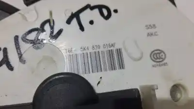 Peça sobressalente para automóvel em segunda mão fechadura da porta traseira direita por volkswagen golf vii lim. advance bluemotion tech. referências oem iam 5k4839016af  