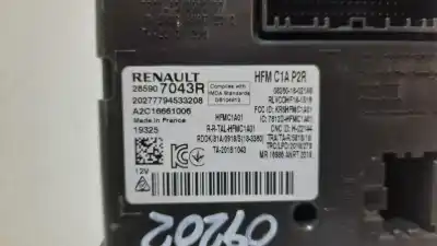 Автозапчастина б/у електронний модуль для renault captur ii zen посилання на oem iam 285907043r  