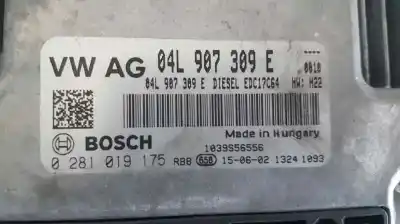 Peça sobressalente para automóvel em segunda mão centralina de motor uce por skoda rapid ambition referências oem iam 0281019175 04l907309e 35874