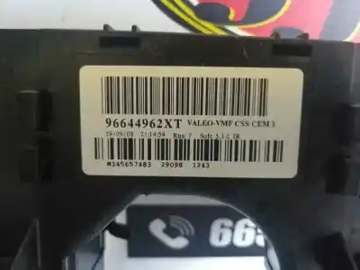 Second-hand car spare part multifunction switch for citroen c4 berlina cool oem iam references 96644962xt  