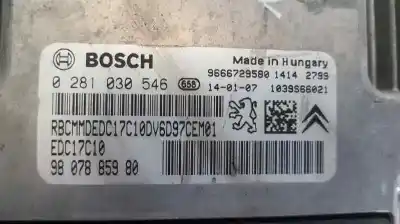 Second-hand car spare part ecu engine control for citroen c4 lim. tonic oem iam references 0281030546  9807885980