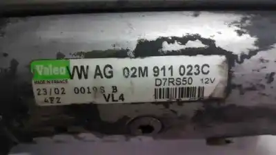Автозапчастина б/у двигун запускається для audi a3 (8l) 1.9 tdi посилання на oem iam d7rs50  02m911023c