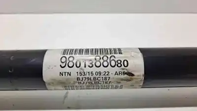 Peça sobressalente para automóvel em segunda mão transmissão dianteira direita por citroen c3 1.2 12v e-vti referências oem iam 9801388680  