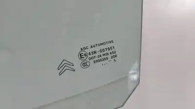 Second-hand car spare part left front glass window for citroen c3 tonic oem iam references   