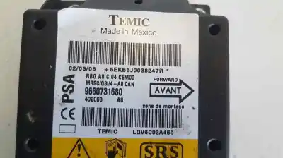 Peça sobressalente para automóvel em segunda mão centralina de airbag por citroen c3 1.4 referências oem iam 9660731680  