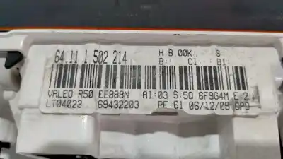 Second-hand car spare part heating / air conditioning control panel for mini mini (r50,r53) one oem iam references 64111502214  