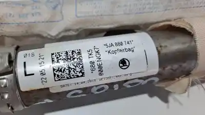 Peça sobressalente para automóvel em segunda mão airbag de cortina dianteiro esquerdo por skoda rapid ambition referências oem iam 5ja880741  