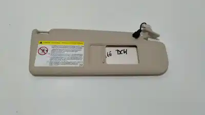 Peça sobressalente para automóvel em segunda mão para-sol direito por volkswagen passat berlina (3c2) sportline 4motion referências oem iam 3c0857552n