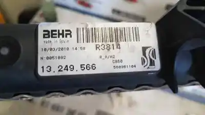 Pezzo di ricambio per auto di seconda mano radiatore d acqua per opel corsa d cmon riferimenti oem iam 13249566  r3814