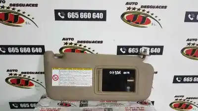 Second-hand car spare part right sunshade for toyota rav 4 (a3) advance oem iam references 