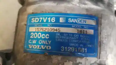 Second-hand car spare part air conditioning compressor for volvo c30 2.0 d momentum oem iam references 1811  31291881