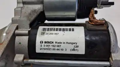 Recambio de automóvil de segunda mano de motor arranque para opel mokka x innovation start/stop referencias oem iam 25200067  0001192087