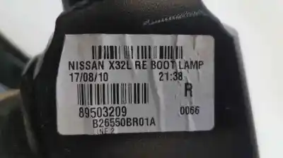 Pezzo di ricambio per auto di seconda mano luce di coda interna destra per nissan qashqai (j10) acenta riferimenti oem iam 89503209  