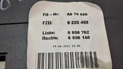 Peça sobressalente para automóvel em segunda mão luz interior por bmw serie 3 touring (e91) 330d referências oem iam 9225493 6936148 6938762