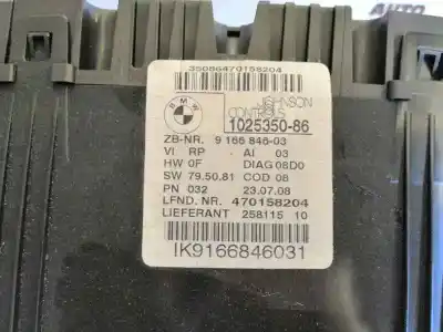 Second-hand car spare part dashboard for bmw serie 3 touring (e91) 318d oem iam references 916684603 470158204 102535086