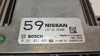 Автозапчастина б/у ебу контролер двигуна для nissan qashqai (j11) 360 посилання на oem iam 0281031463  237104eb0e