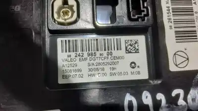Peça sobressalente para automóvel em segunda mão display gps / multimídia por citroen c3 feel edition referências oem iam 9824298580  
