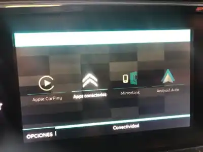 Second-hand car spare part gps navigation system for citroen c3 feel edition oem iam references 9821908880  