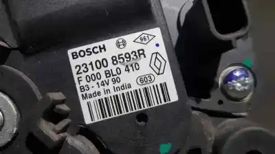 Peça sobressalente para automóvel em segunda mão alternador por renault captur zen referências oem iam 231008593r  f000bl0410