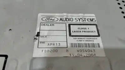 Second-hand car spare part audio system / radio cd for ford focus lim. (cb4) titanium oem iam references 8m5t18c815ab  