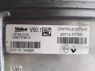 Peça sobressalente para automóvel em segunda mão centralina de motor uce por renault captur zen referências oem iam 237107175r 237105499r v29072784a