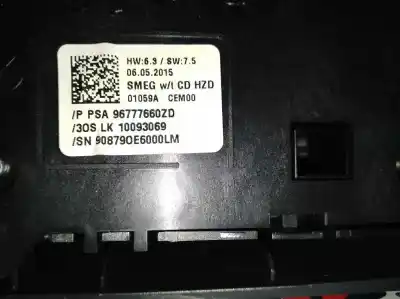 Second-hand car spare part multifunction switch for peugeot 308 active oem iam references 96777660zd  