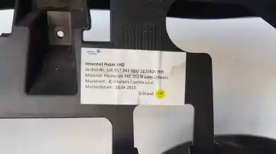 Peça sobressalente para automóvel em segunda mão tablier por skoda rapid ambition referências oem iam 5jb857343  5jb857092