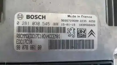 Second-hand car spare part ecu engine control for citroen c3 selection oem iam references 0281030545  9807886180