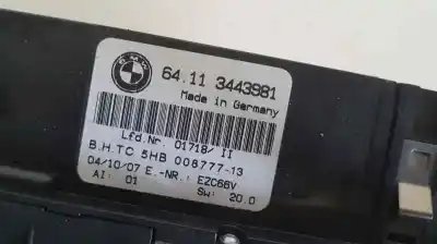 Peça sobressalente para automóvel em segunda mão comando de sofagem (chauffage / ar condicionado) por bmw x3 (e83) 2.0d referências oem iam 64113443981  