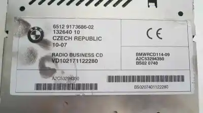 Second-hand car spare part audio system / radio cd for bmw x3 (e83) 2.0d oem iam references 65129173686  a2c53294350