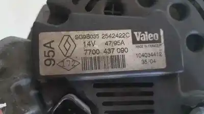 Автозапчастина б/у генератор для renault clio ii fase ii (b/cb0) expression посилання на oem iam 2542422c  7700437090